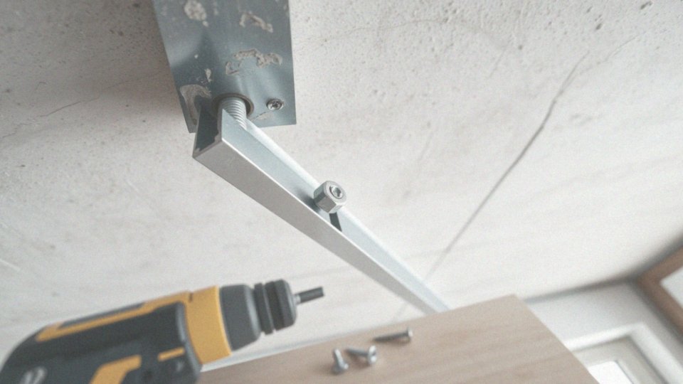 Jak montować kołki do sufitów podwieszanych?