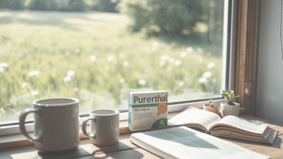 Jakie są objawy alergii, dla których stosuje się Purethal?
