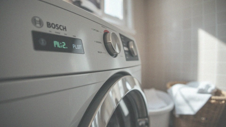 Co oznaczają symbole na wyświetlaczu pralki Bosch?