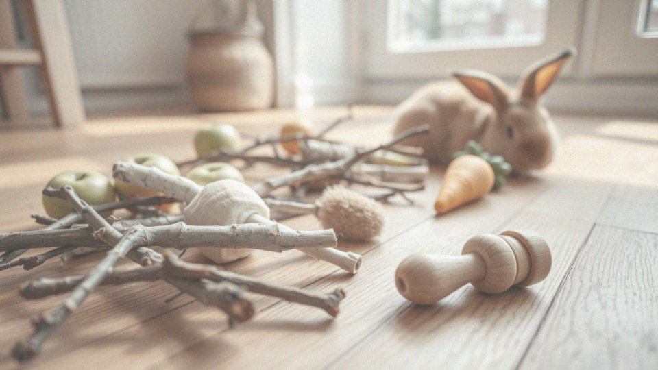 Jakie są zalety zabawek do zgryzania dla królika?