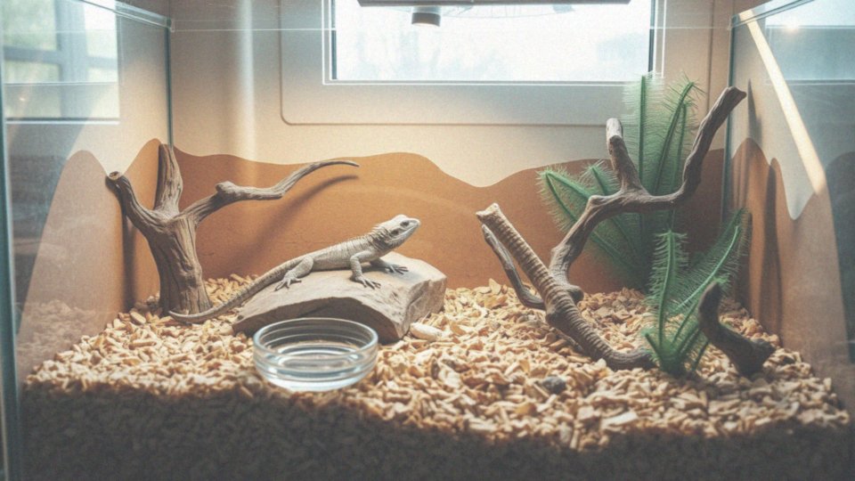 Jakie powinno być wyposażenie terrarium dla agamy brodatej?