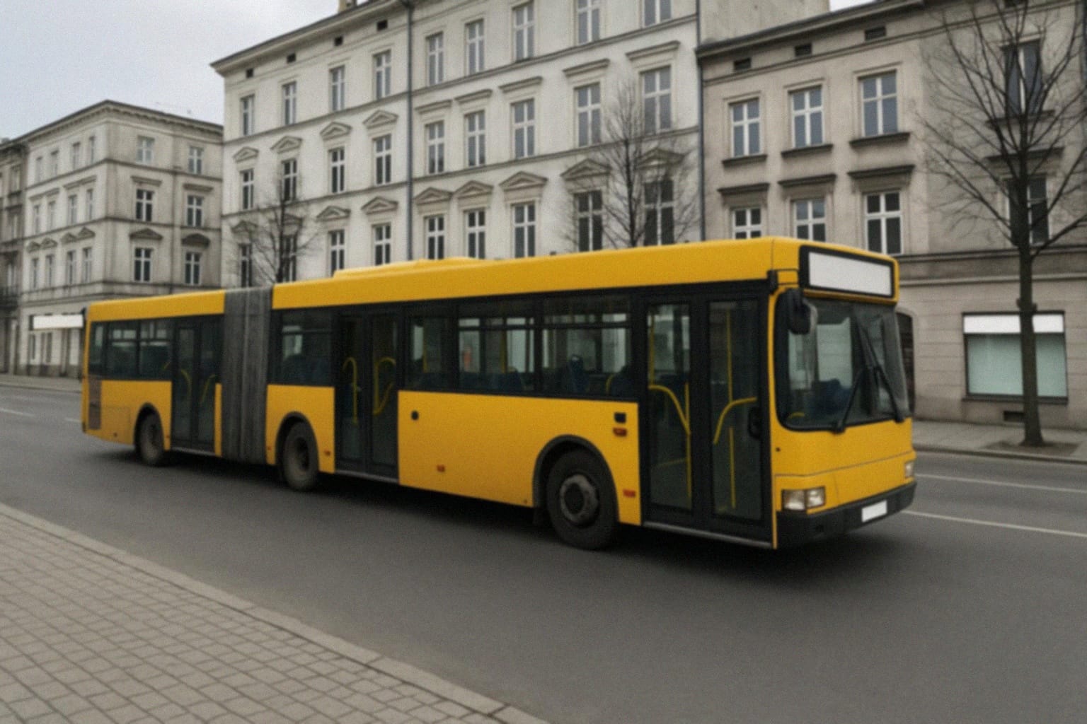 Elektryczny autobus MAN na testach w Pabianicach